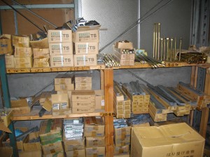 金物の整理をしました