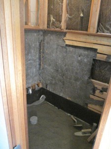 キッチン解体～左官工事