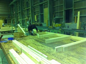 ツーバイフォー住宅の妻壁をつくりました