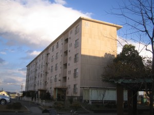 朝倉団地の改修工事が始まります。