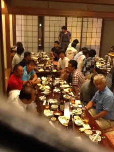 お客様の会社との懇親会