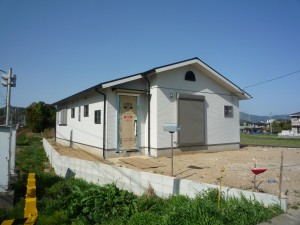 平屋建てが住宅完成間近!!