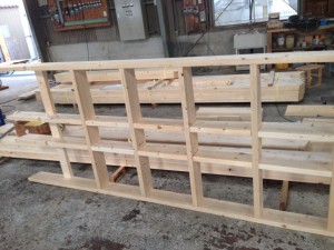 屋根を製作しました