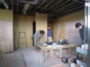 改装工事進行中です。