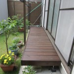 ウッドデッキ完成しました