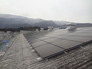 太陽光発電通電