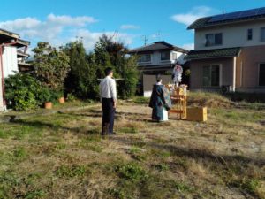 地鎮祭を行いました。
